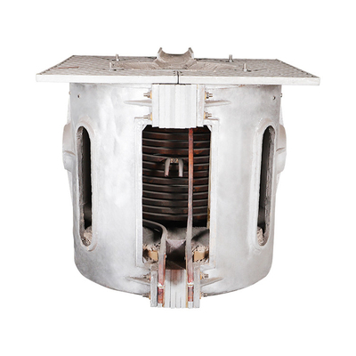 500KG Electric Hydraulic Tilting Melting Furnace Easy Operate