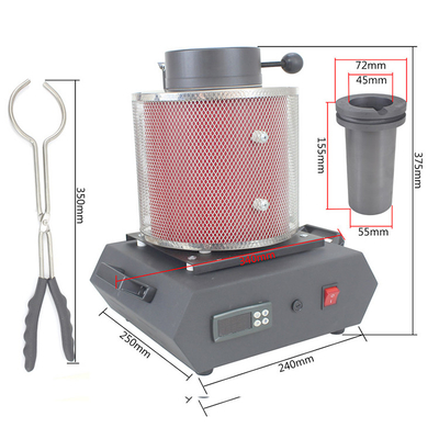 1150C Portable Resistance Melting Mini Gold Melting Furnace