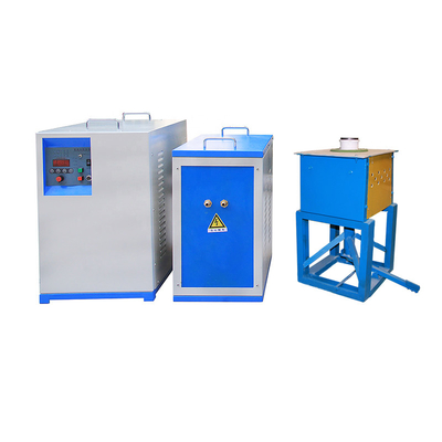 50kg Medium Frequency Induction Furnace Scrap Iron Brass Melting Machine