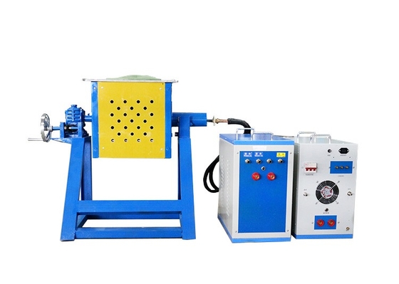 Electric Motor Medium Frequency Melting Furnace 150kg Copper Induction Furnace